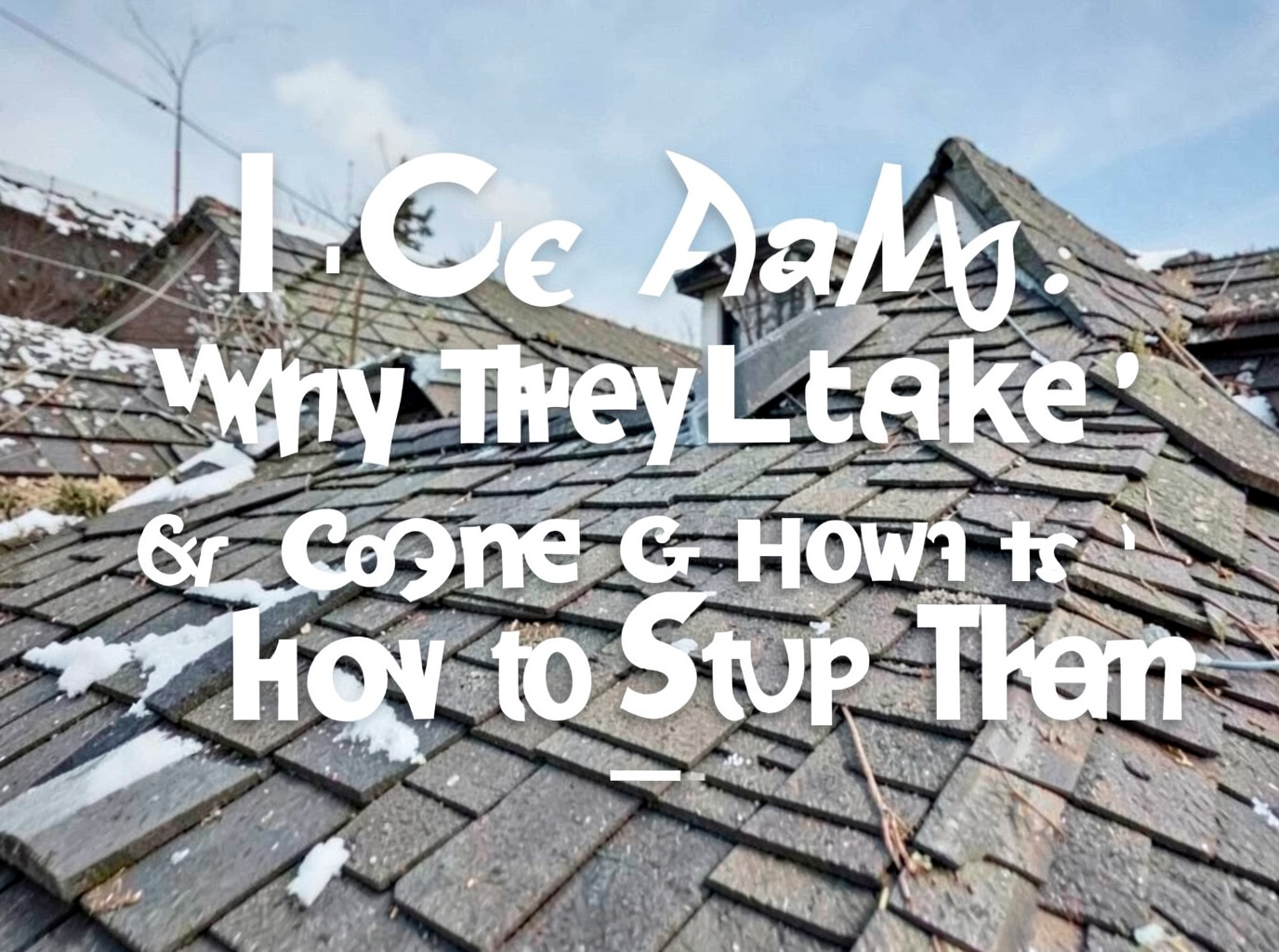 Ice Dams: Why They Cause Leaks & How to Stop Them